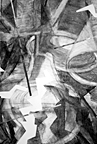 Stroke Unit - Lamps - detail 10 (2009), charcoal on paper